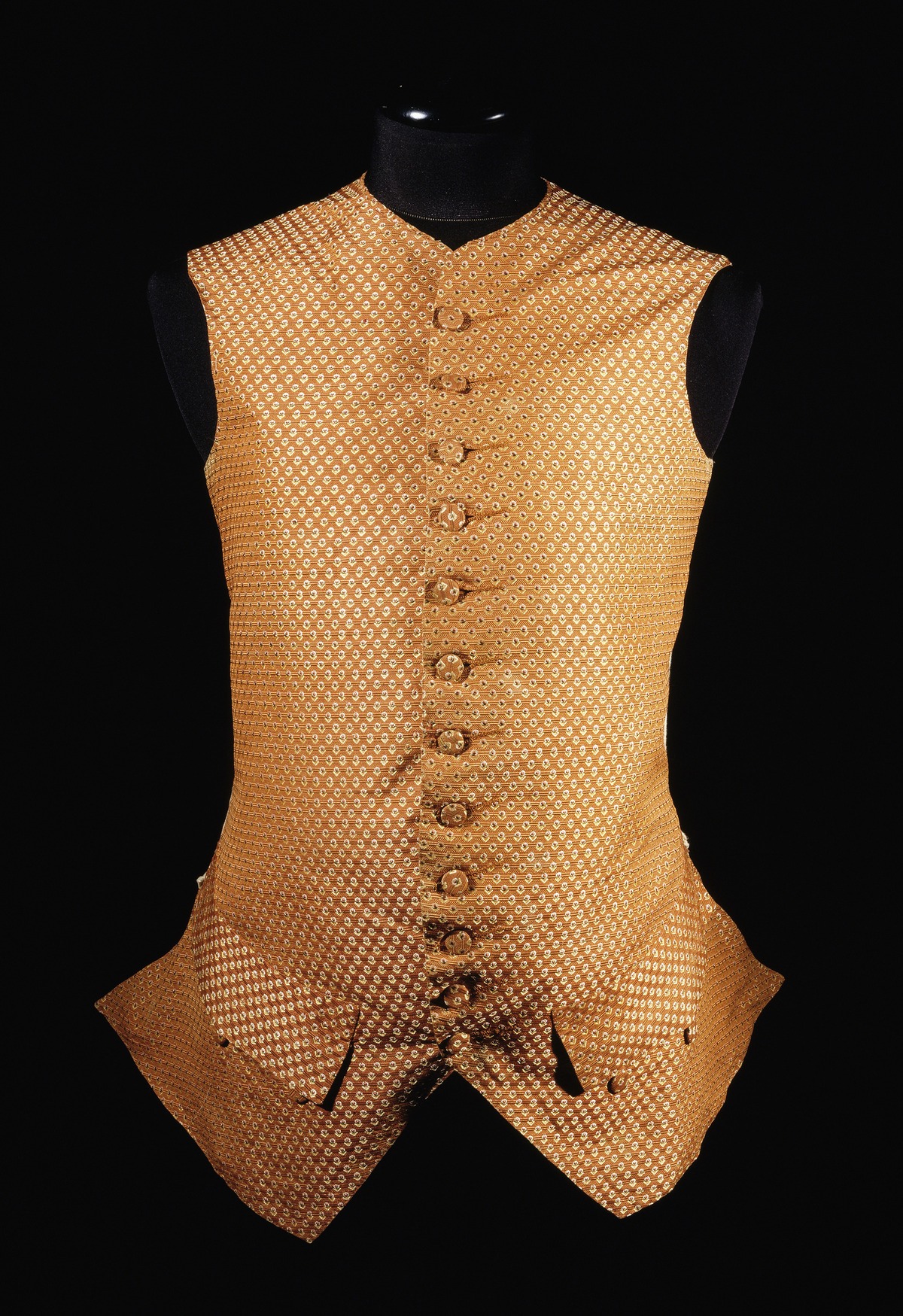 Men's waistcoat in deep pink silk Men's waistcoat in deep pink silk