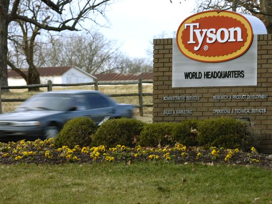 Tyson Foods, headquartered in Springdale, Ark., is