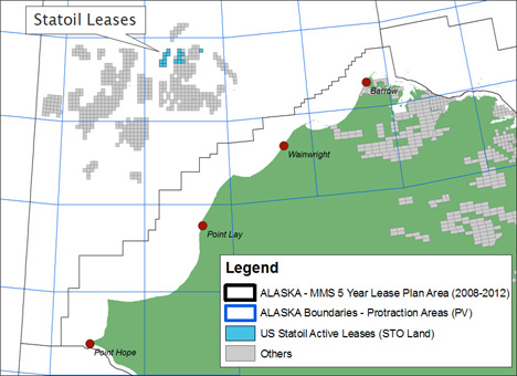 Statoil is pulling out of its Chukchi leases, but others remain. 