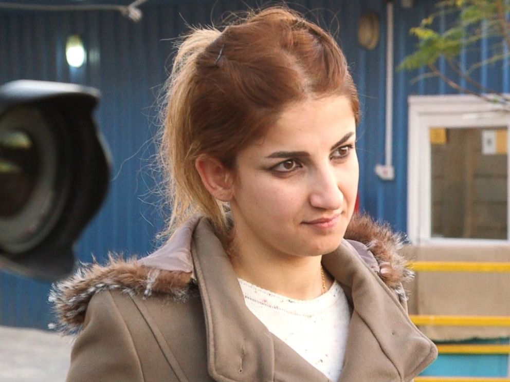 Lilian Saqat met her husband, who is also from Qaraqosh, at the camp in Erbil.