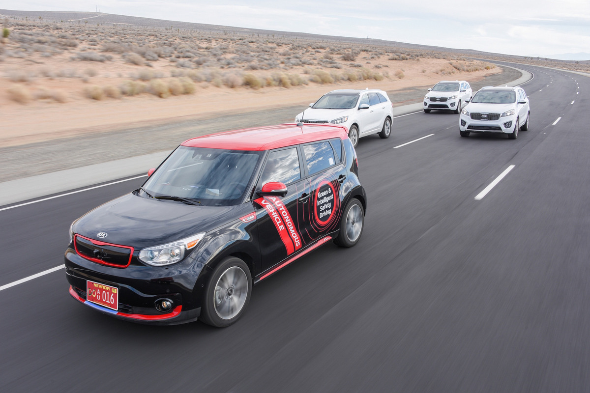 Kia Soul EV Autonomous Vehicle_Group Kia Soul EV Autonomous Vehicle_Group