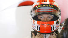 Jenson Button unveils 2016 F1 helmet