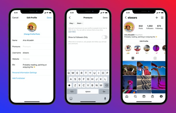 Here's how to add pronouns to your Instagram profile after this latest update on the app.